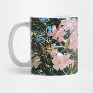 Pretty Pink Flowers Photography design with blue sky nature lovers Mug